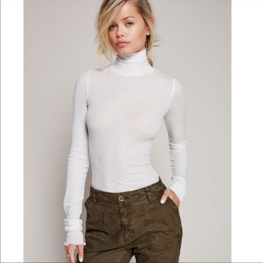 New Free People Modern Cuff Layering Ribbed Top